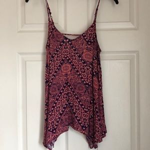 Boho Paisley Strappy Tank